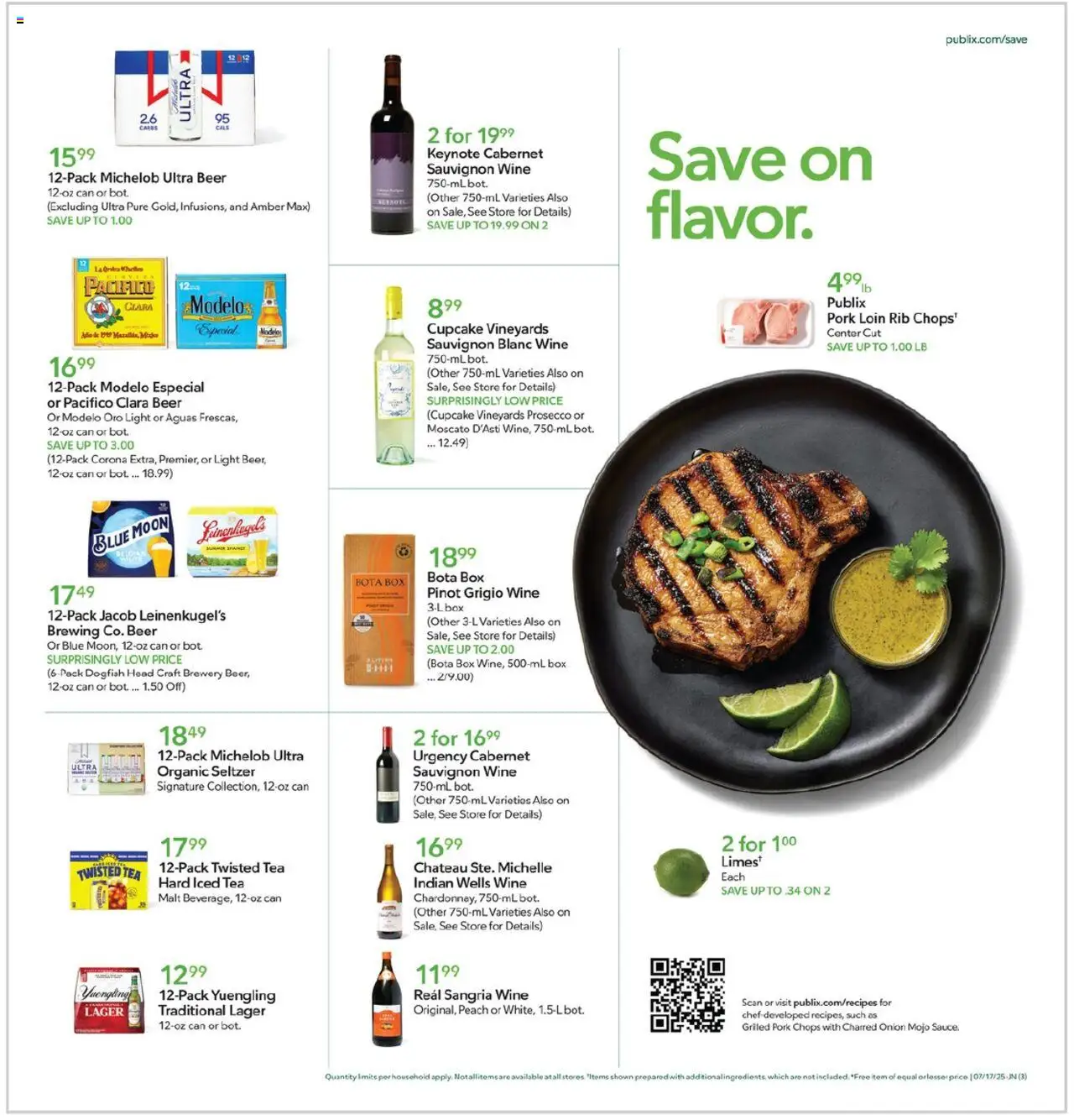 Publix Weekly Ad - page 3- valid from 07/16/2025