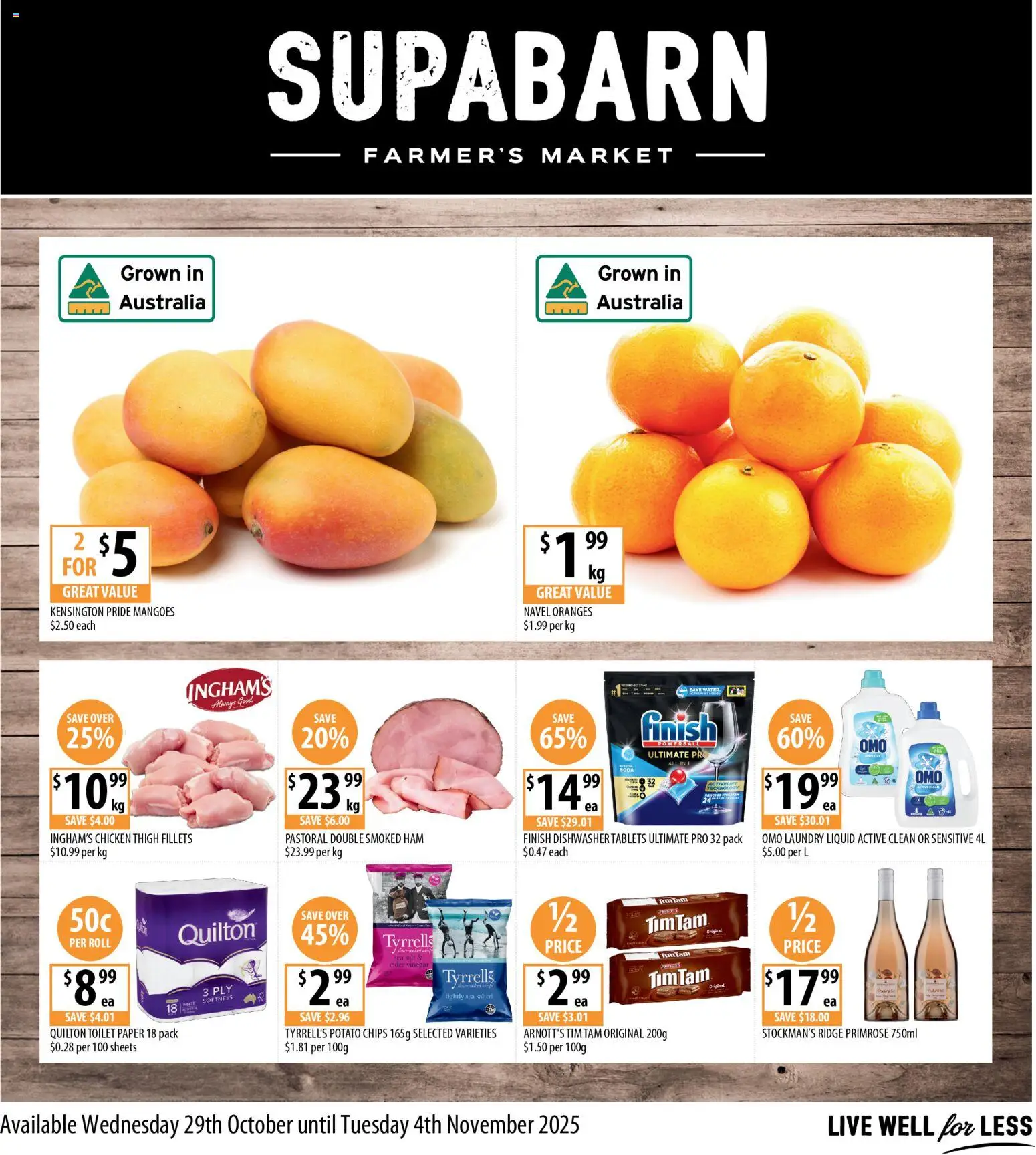 Supabarn  Catalogue  - page 1- valid from 29/10/2025