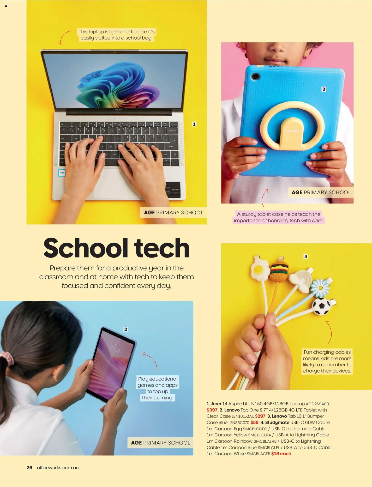 Officeworks Magazine - page 26- valid from 01/01/2026