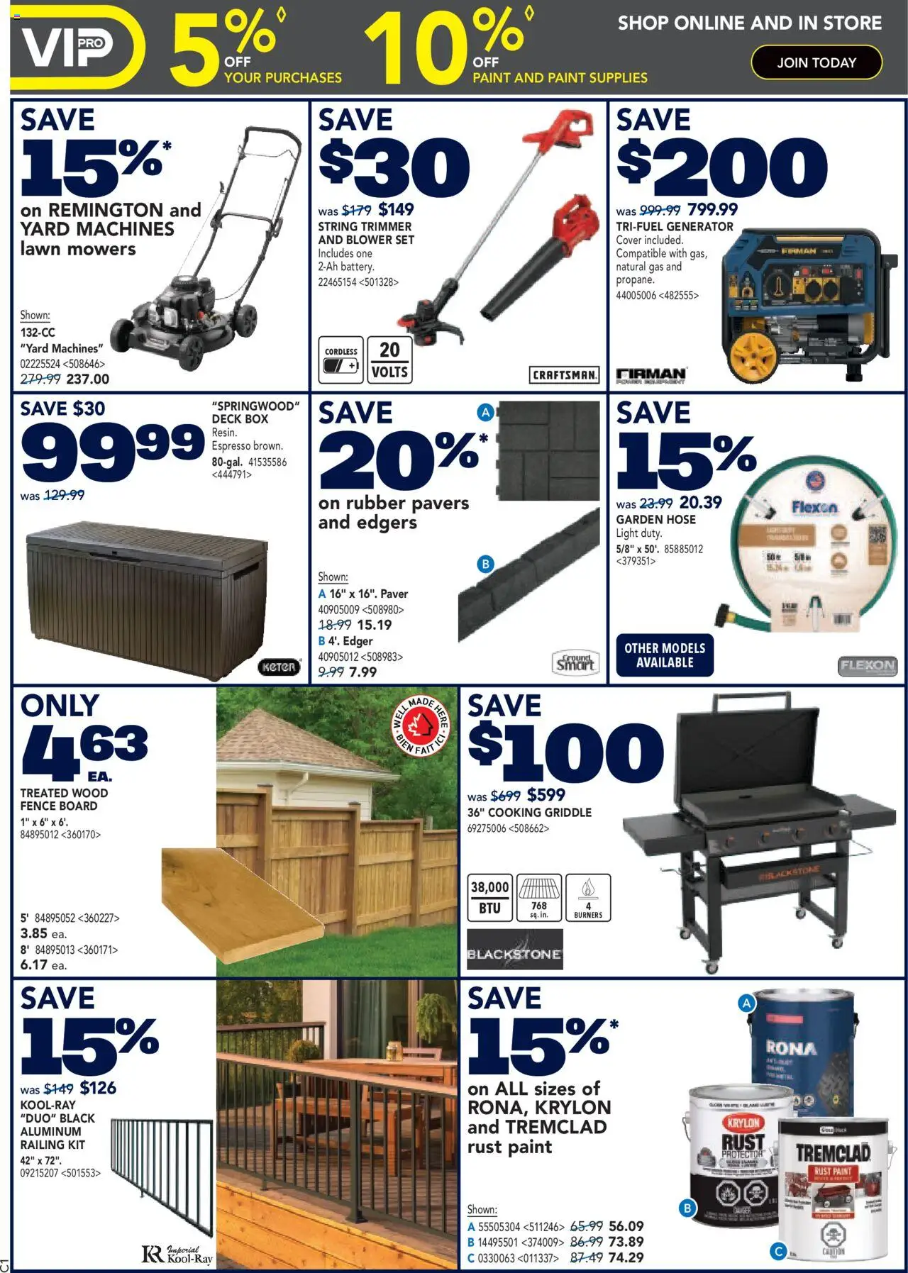 Rona weekly flyer / circulaire - page 3- valid from Jul 17, 2025
