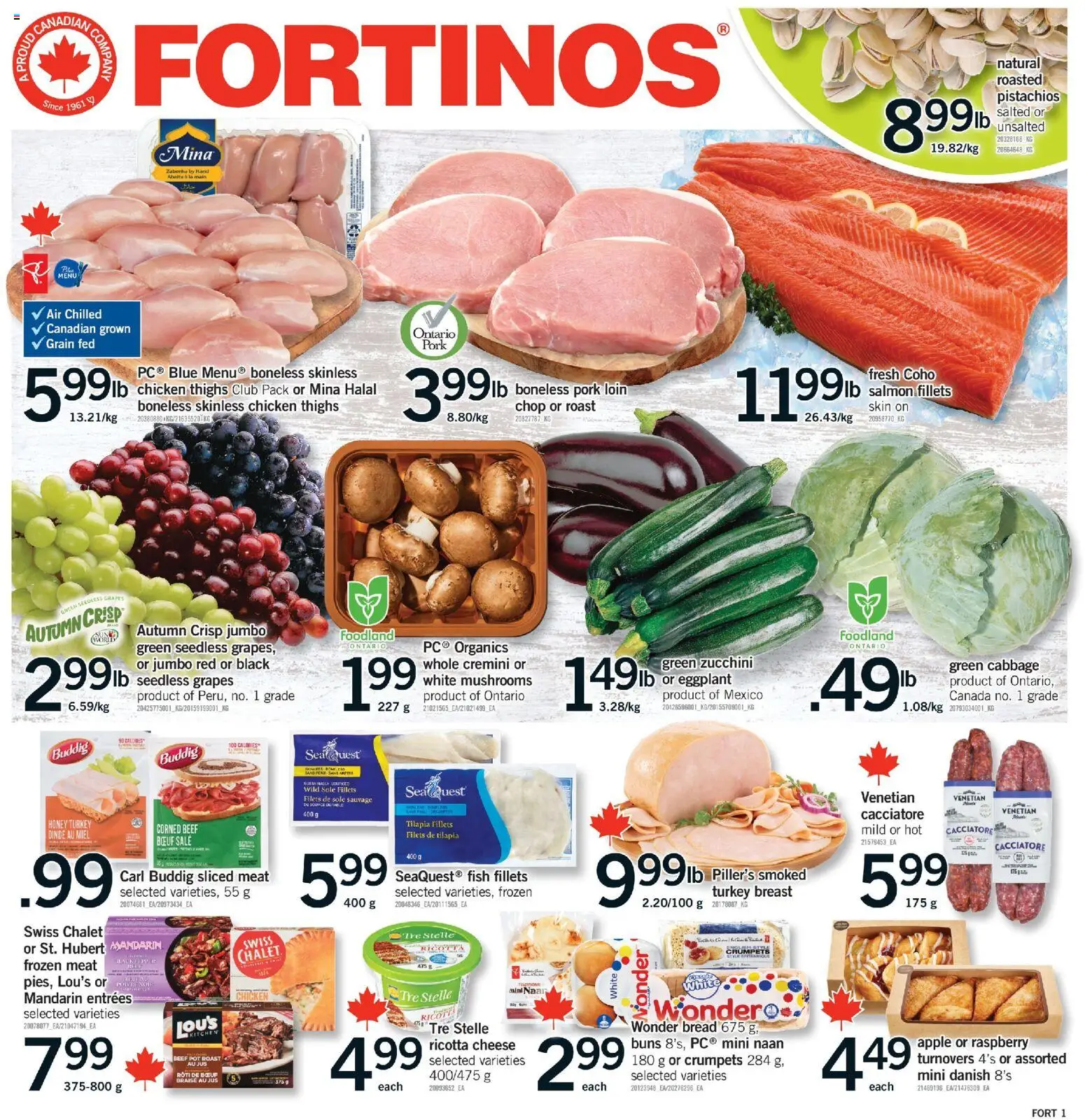 Fortinos weekly flyer / circulaire - page 1- valid from Feb 26, 2026