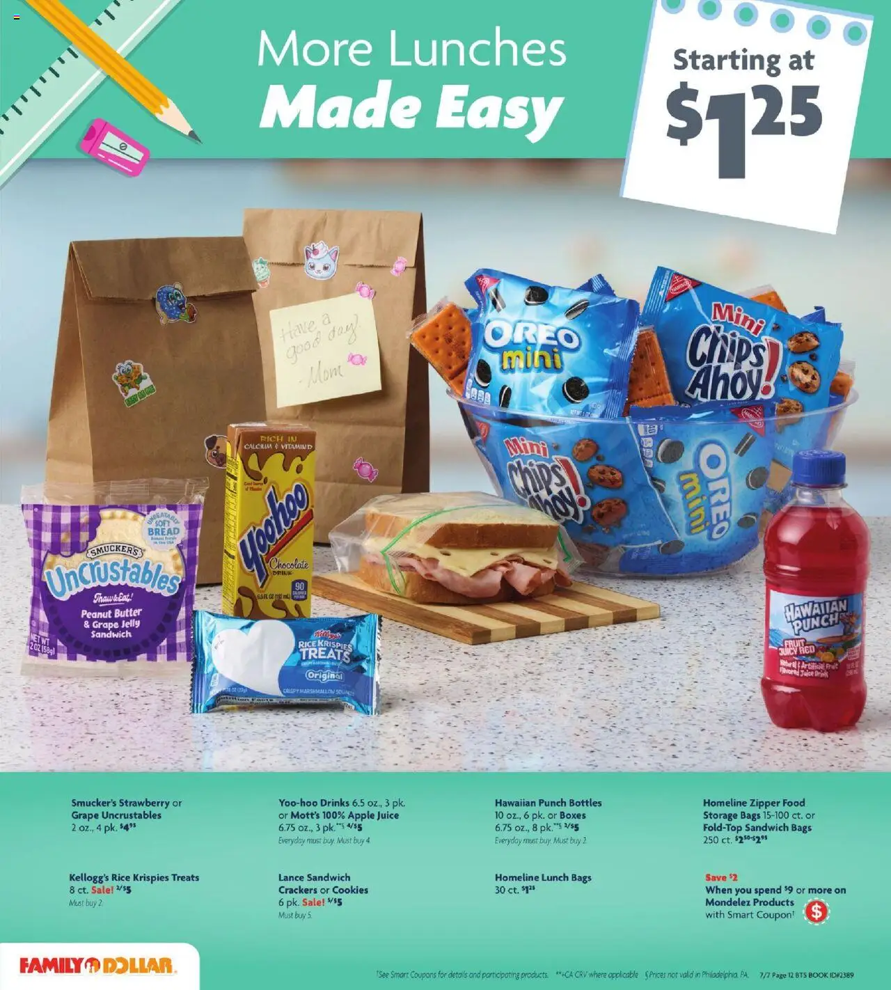 Family Dollar Back to School - page 11- valid from 07/07/2025