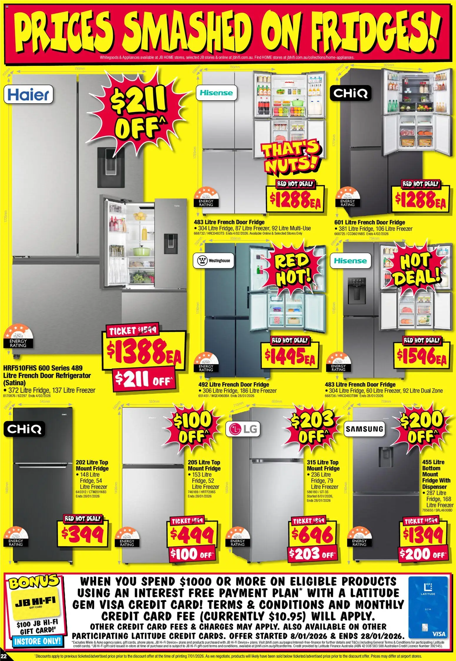 JB Hi-Fi Big Brand Sellout - page 22- valid from 15/01/2026