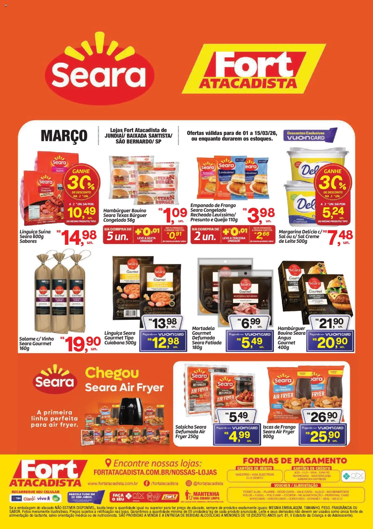 Fort Atacadista ofertas Seara - página 1- válido a partir de 01/03/2026
