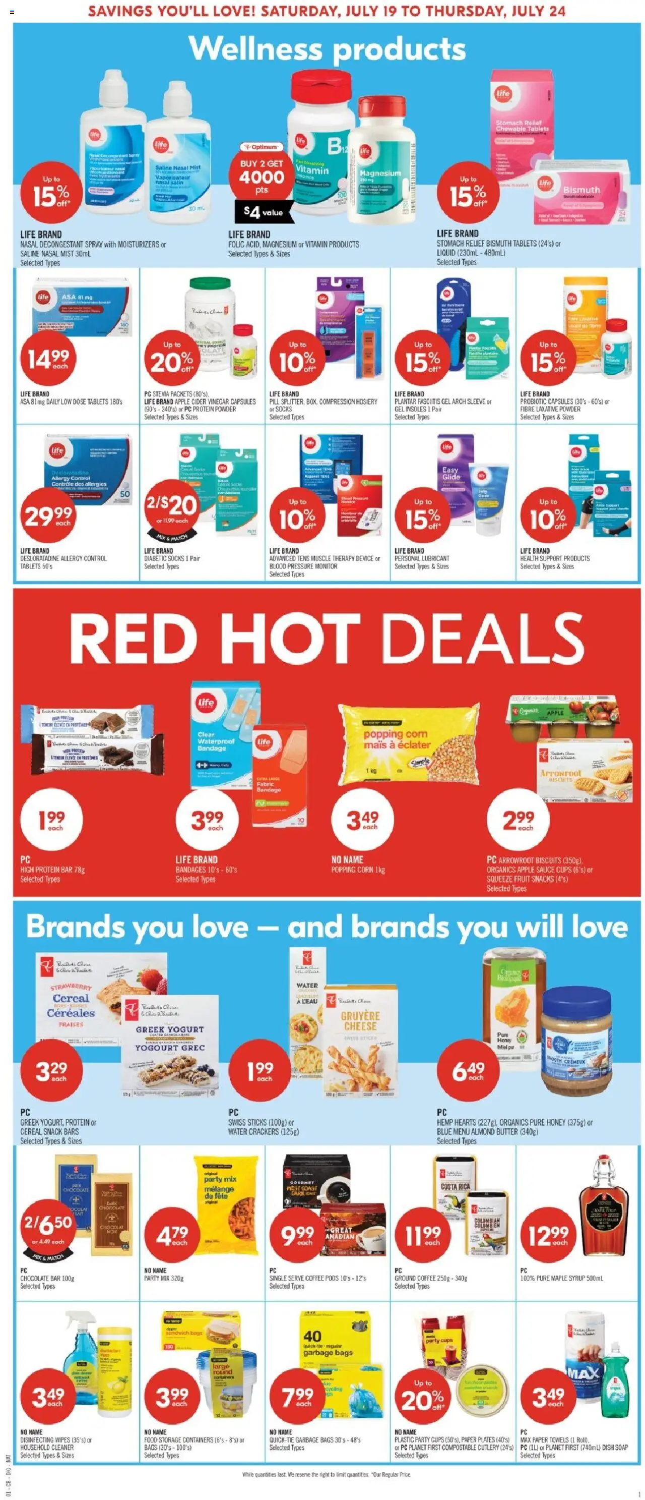 Shoppers weekly flyer / circulaire - page 14- valid from Jul 19, 2025
