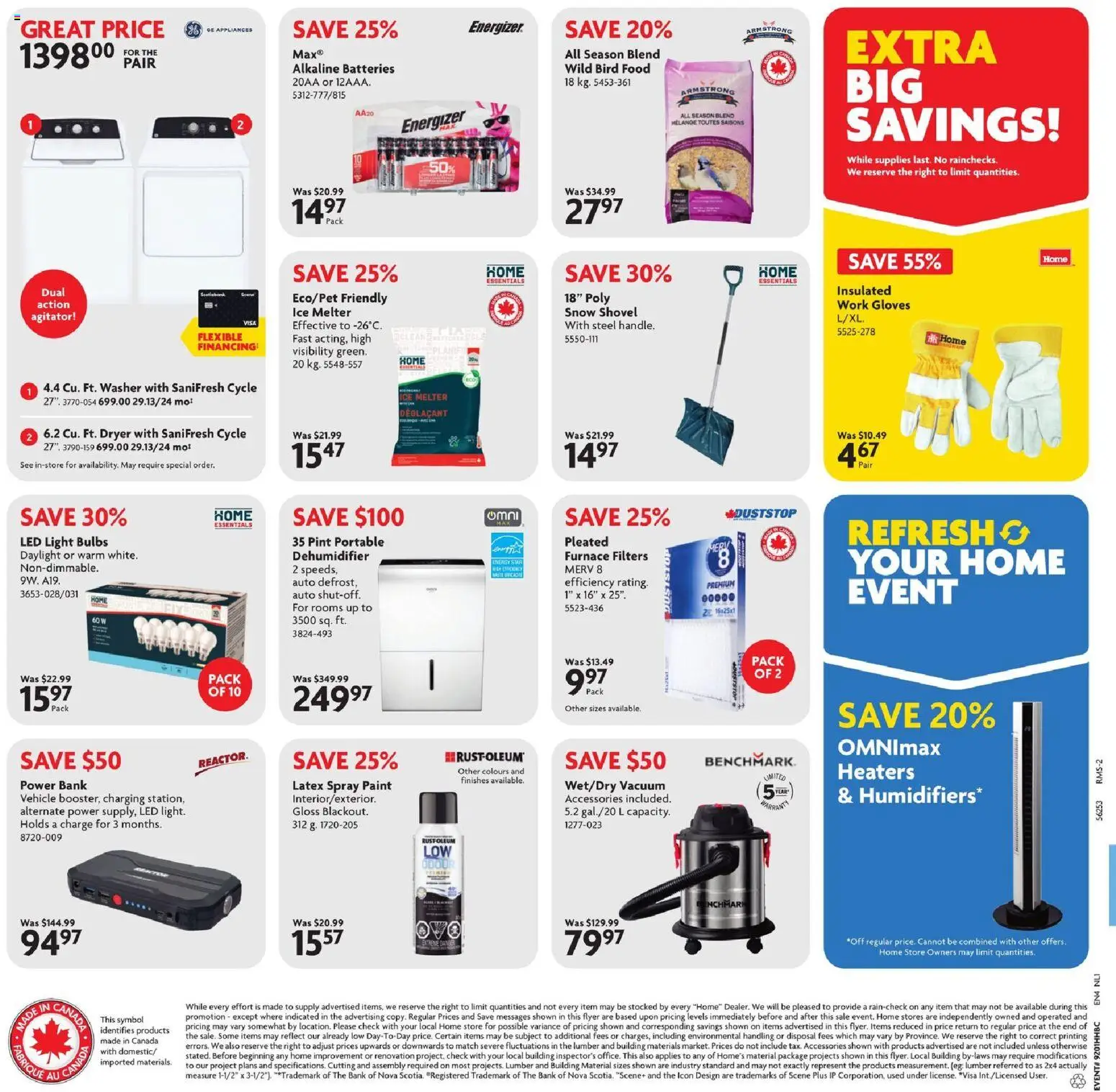 Home Hardware weekly flyer / circulaire - page 2- valid from Jan 1, 2026
