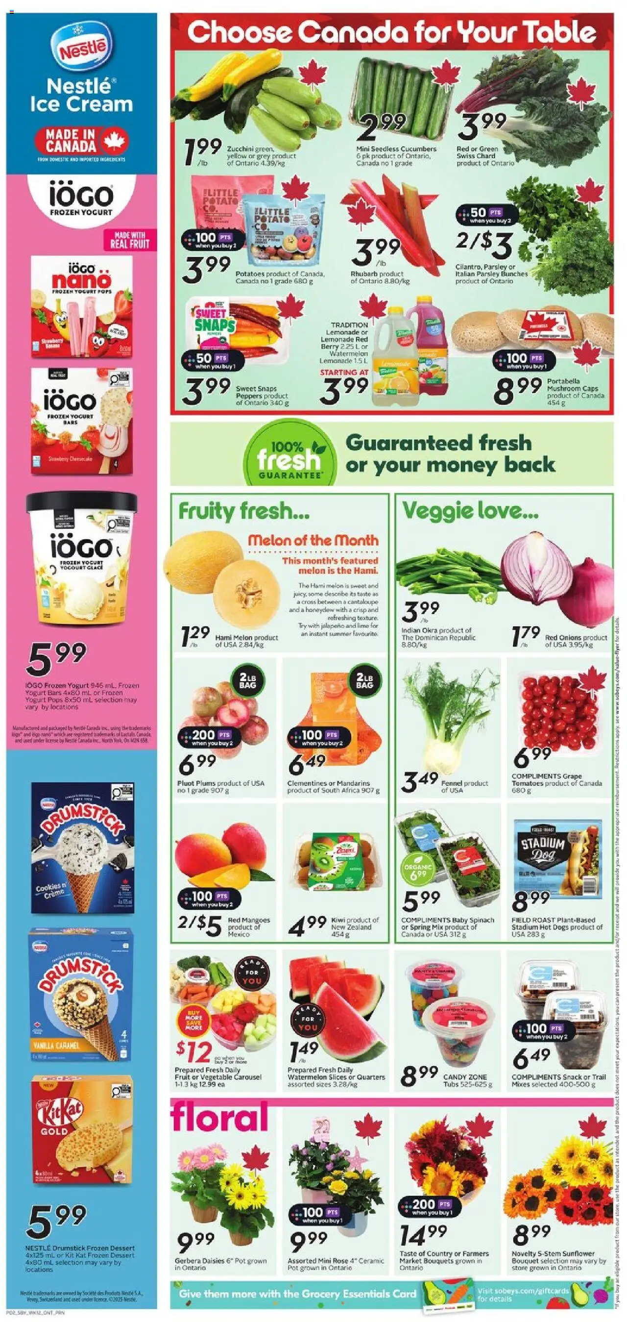Sobeys weekly flyer / circulaire - page 7- valid from Jul 17, 2025