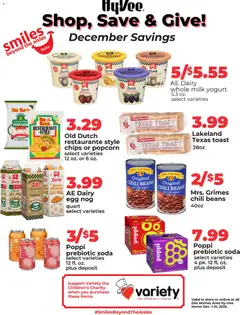 Preview HyVee Shop, Save & Give valid from 12/01/2025