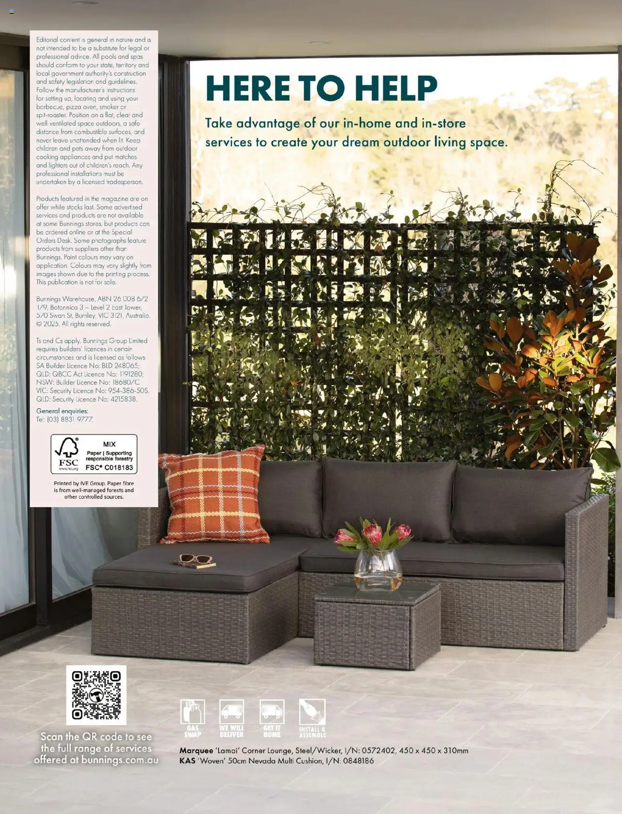 Bunnings Warehouse Outdoor Style Magazine 2025/26 - page 74- valid from 25/08/2025