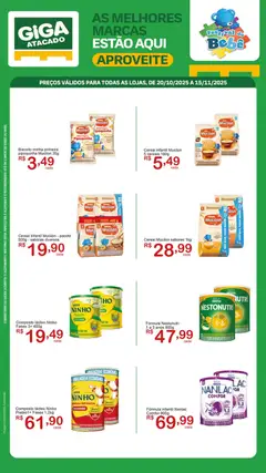 Pré-visualização GIGA Atacado - Ofertas Festival do Bebê válida a partir de 20/10/2025