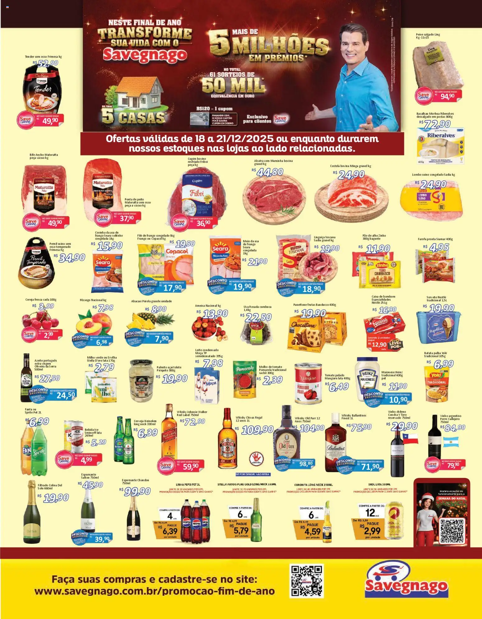 Savegnago - Ofertas da semana - página 1- válido a partir de 18/12/2025
