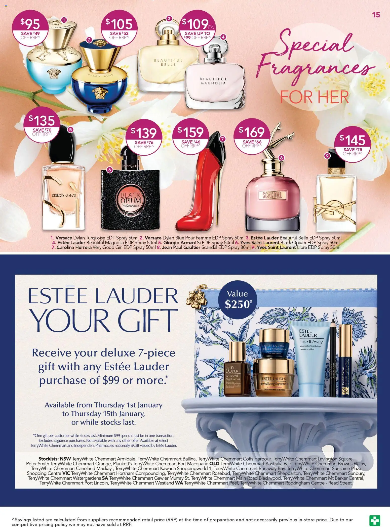 Terry White  Catalogue  - page 15- valid from 01/01/2026