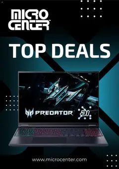 Preview Micro Center Monthly Ad valid from 07/01/2025