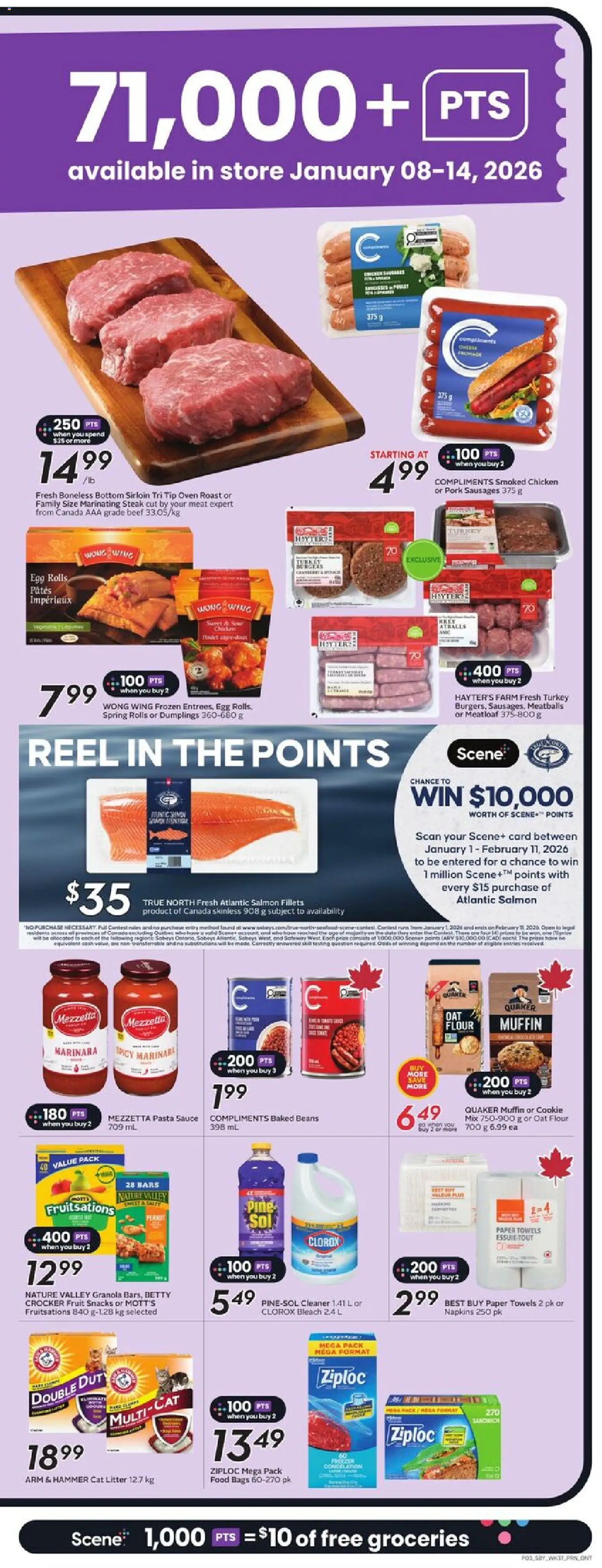 Sobeys weekly flyer / circulaire - page 6- valid from Jan 8, 2026