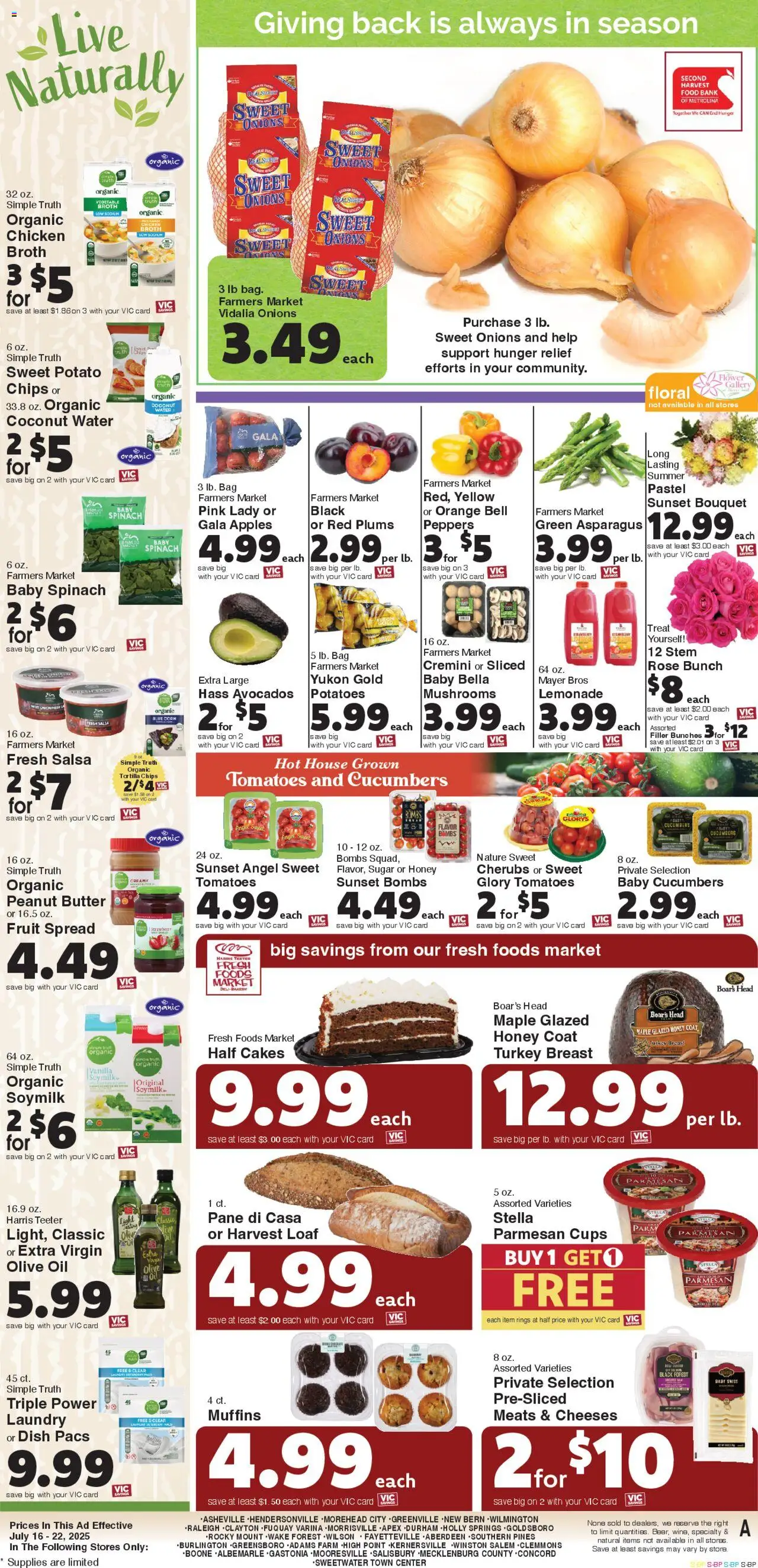 Harris Teeter Weekly Ad - NC - page 11- valid from 07/16/2025