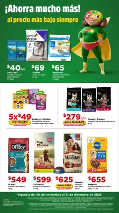 Bodega Aurrerá folleto Ahorra mucho más válido desde 20/11/2025
