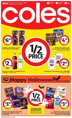Coles catalogue preview - valid from 22/10/2025