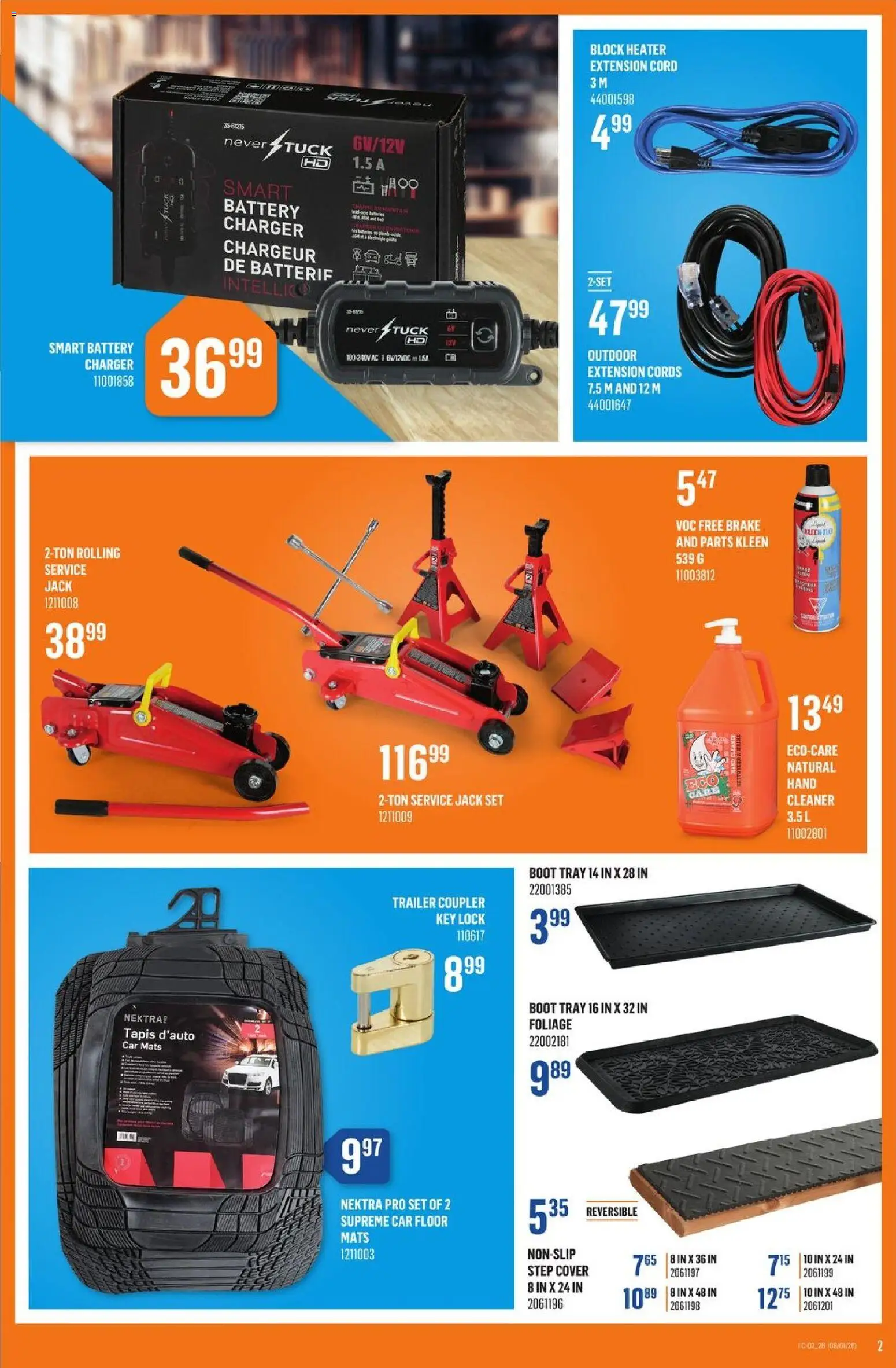 Canac weekly flyer - page 2- valid from Jan 8, 2026