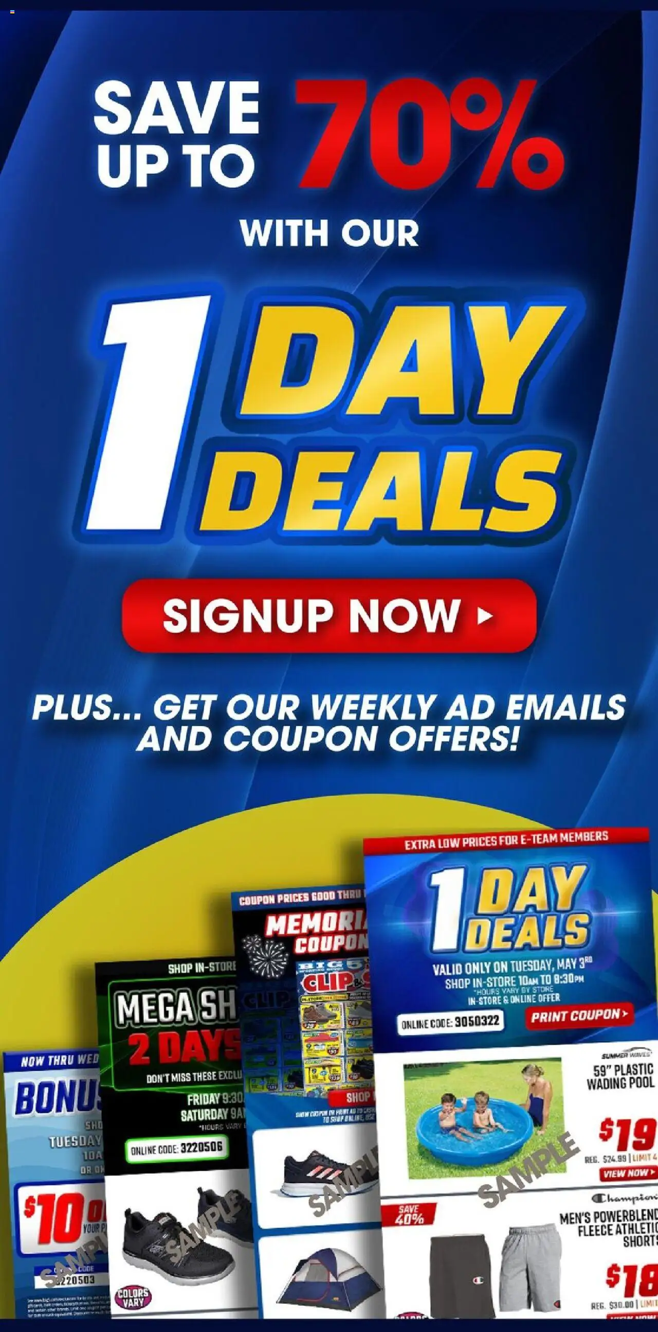 Big 5 Sporting Goods Weekly Ad - page 4- valid from 07/18/2025