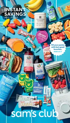 Preview Sam's Club Instant Savings Book January valid from 01/02/2026