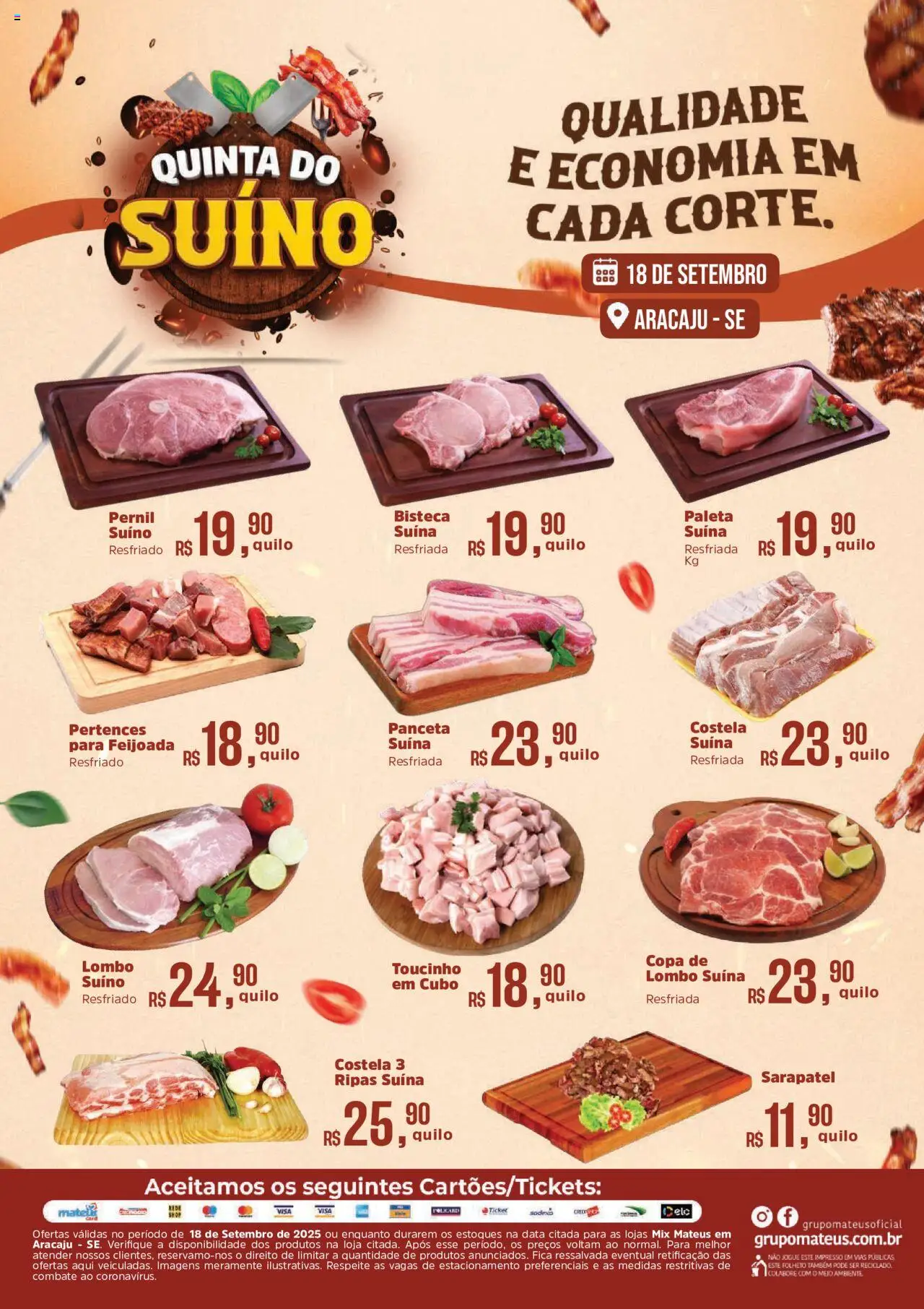Mateus - Ofertas Quinta do Suíno - página 1- válido a partir de 18/09/2025
