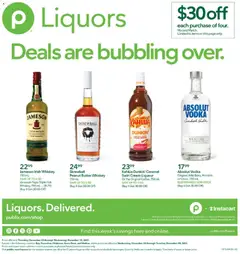 Preview Publix Liquor valid from 12/04/2025