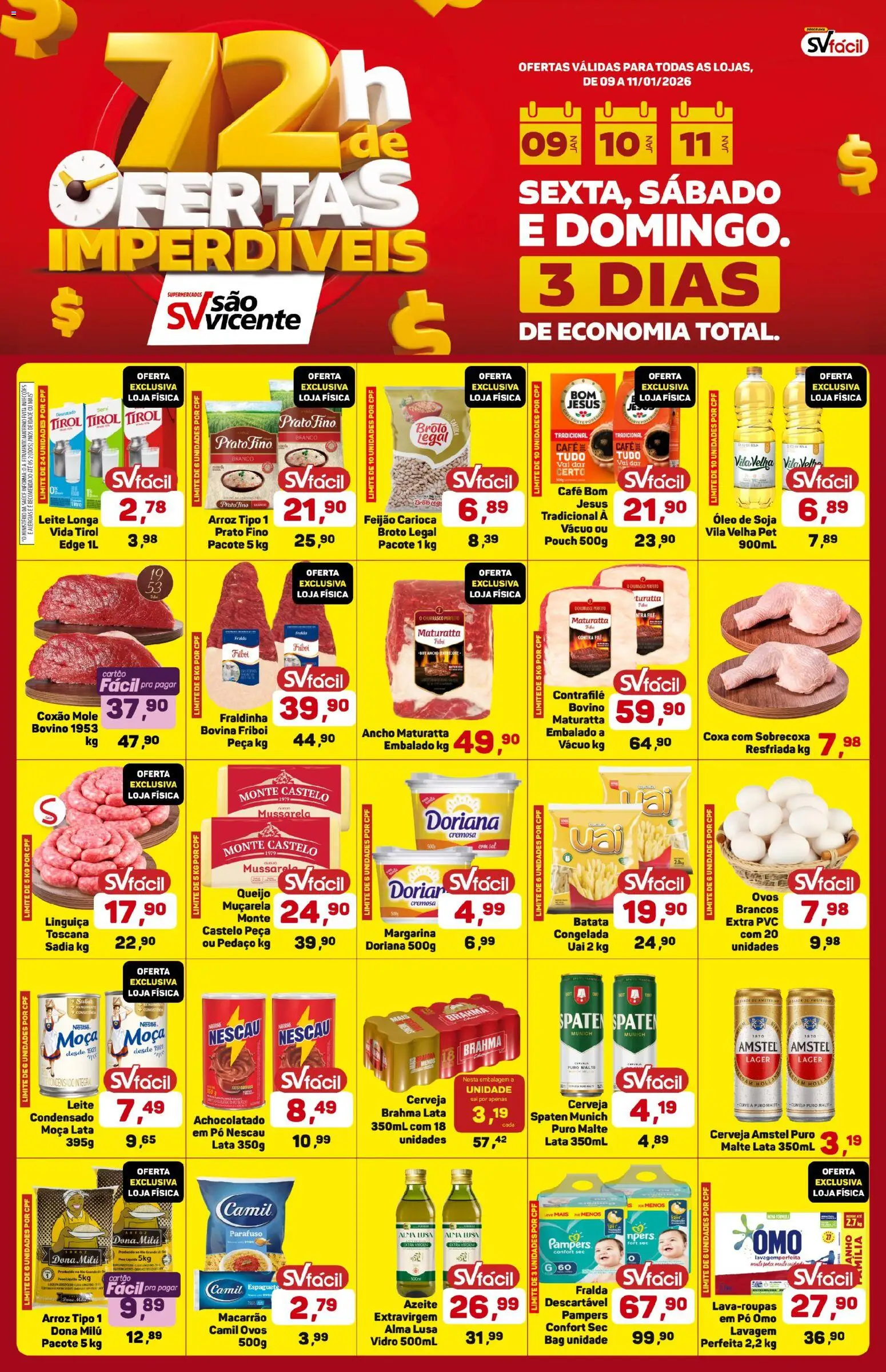 Supermercados São Vicente - Ofertas da semana - página 1- válido a partir de 09/01/2026
