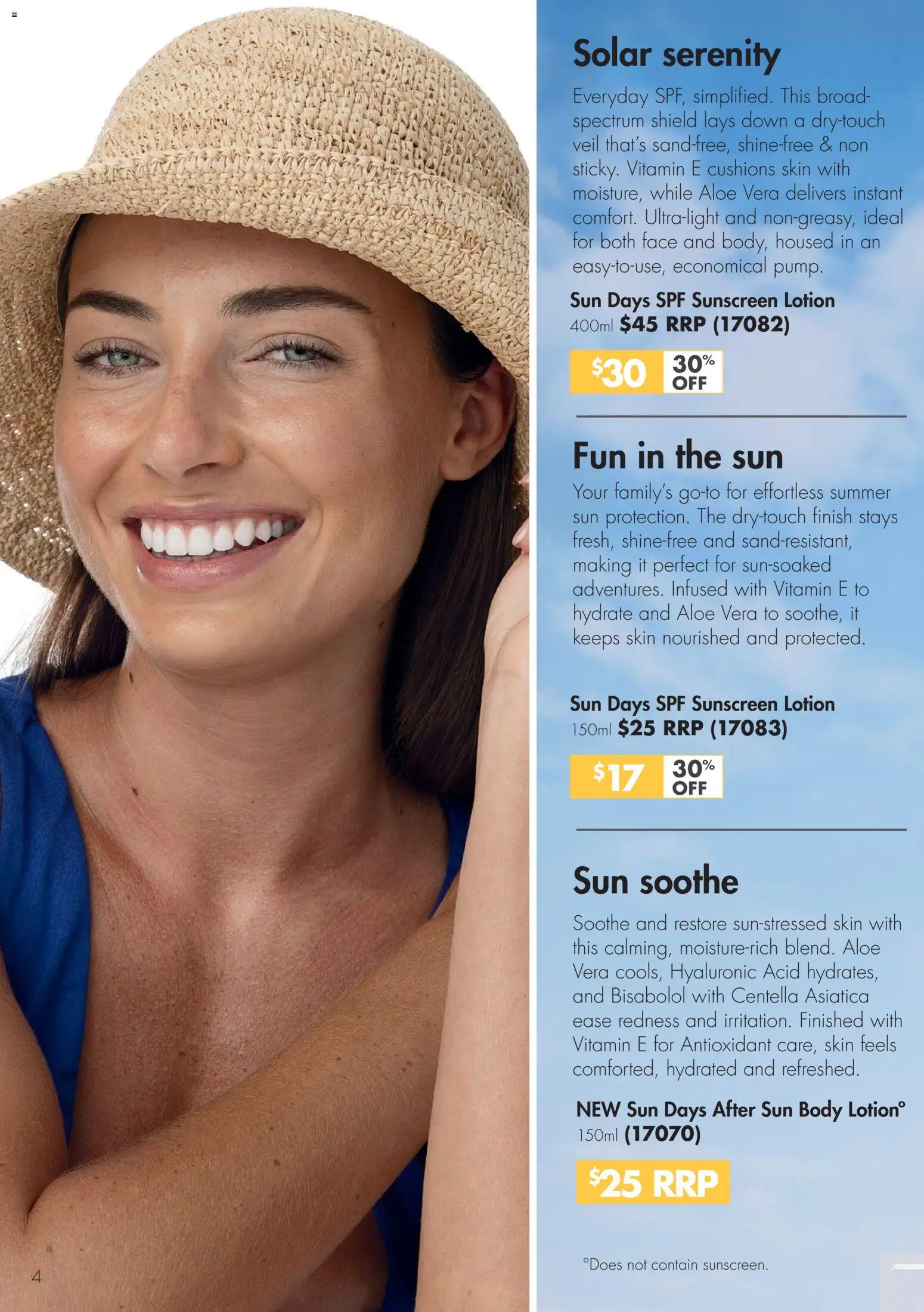 Nutrimetics Catalogue Summer essentials - page 4- valid from 01/01/2026