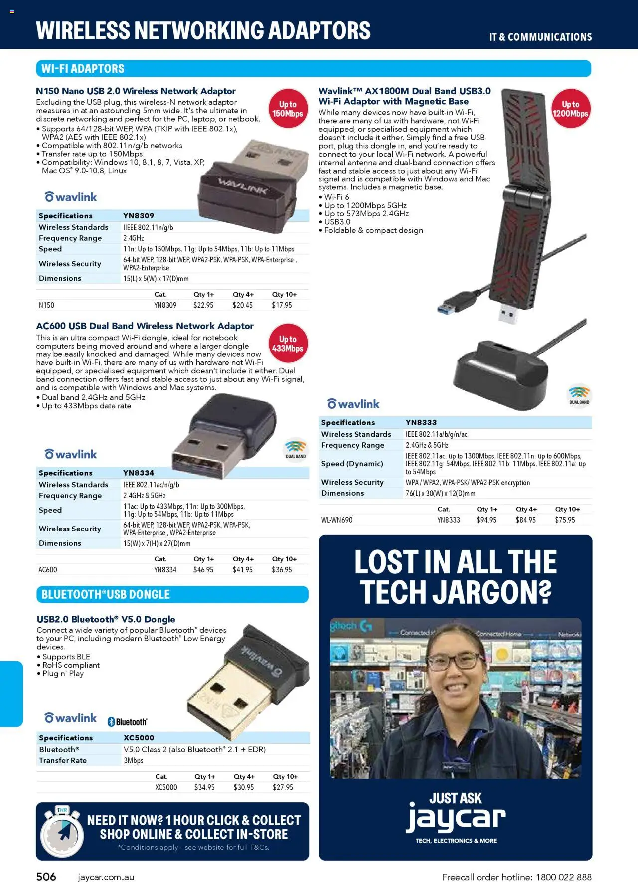 Jaycar Engineering & Scientific Catalogue 2025/2026  - page 506- valid from 09/07/2025