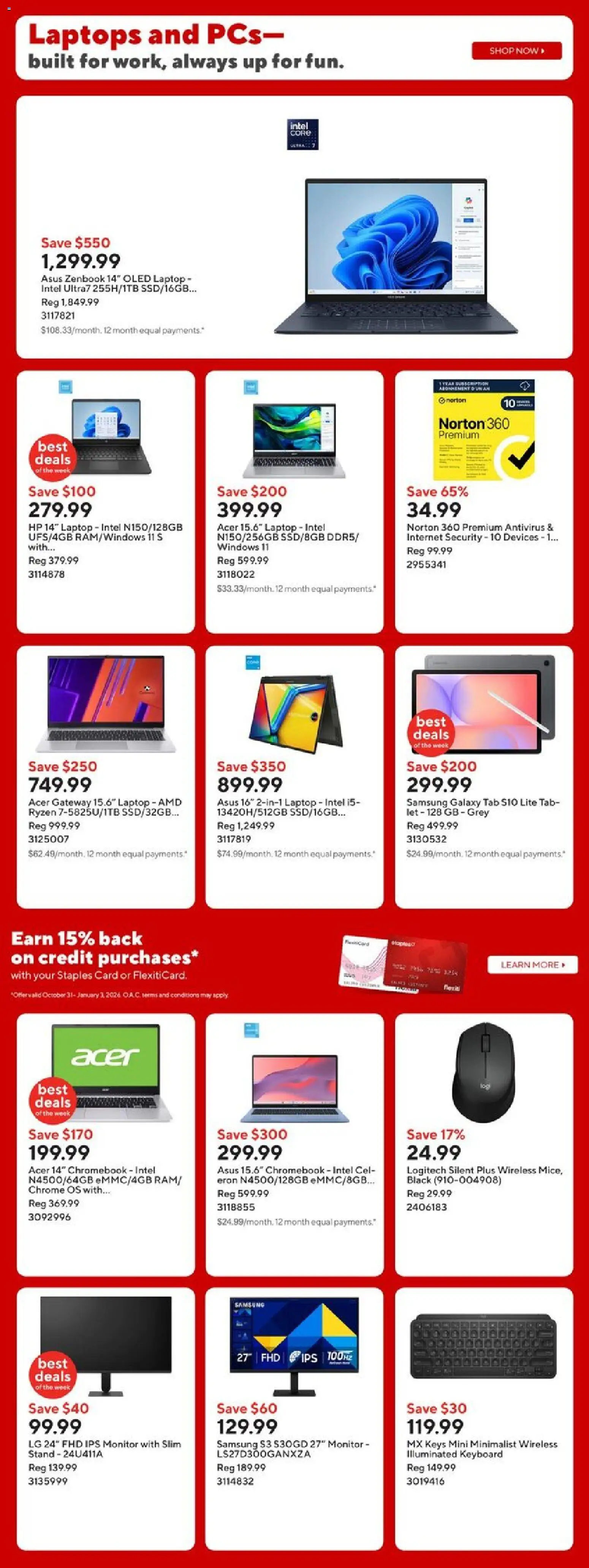 Staples - Black Friday  - page 10- valid from Nov 14, 2025