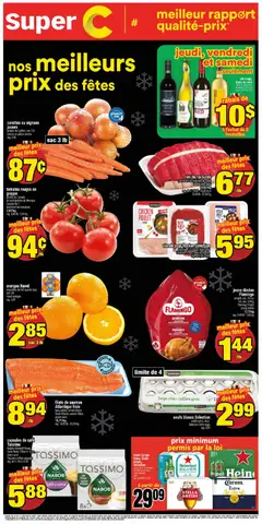 Preview Super C weekly flyer / circulaire valid from Dec 11, 2025