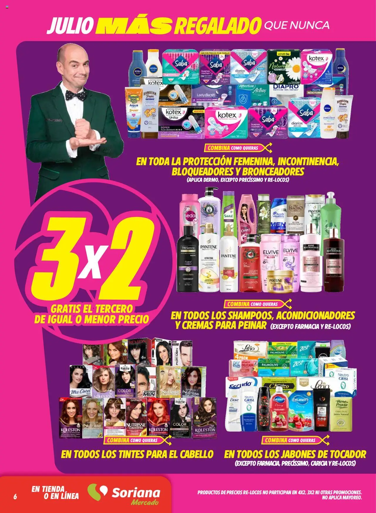 Soriana - Julio Regalado Mercado Nacional (Excepto frontera) - página 6- válido desde 11/07/2025