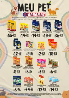 Pré-visualização Bahamas Supermercados - Ofertas Meu Pet válida a partir de 16/07/2025