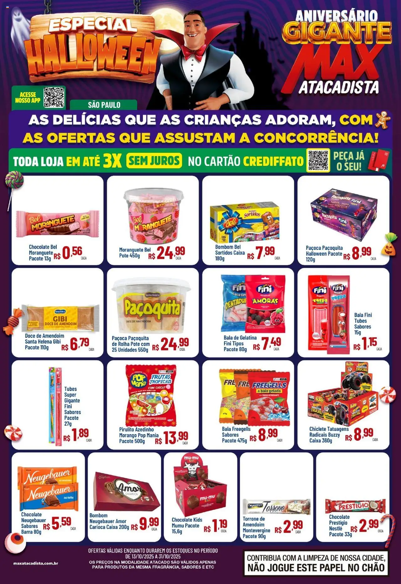 Max Atacadista - Ofertas Halloween - página 1- válido a partir de 13/10/2025
