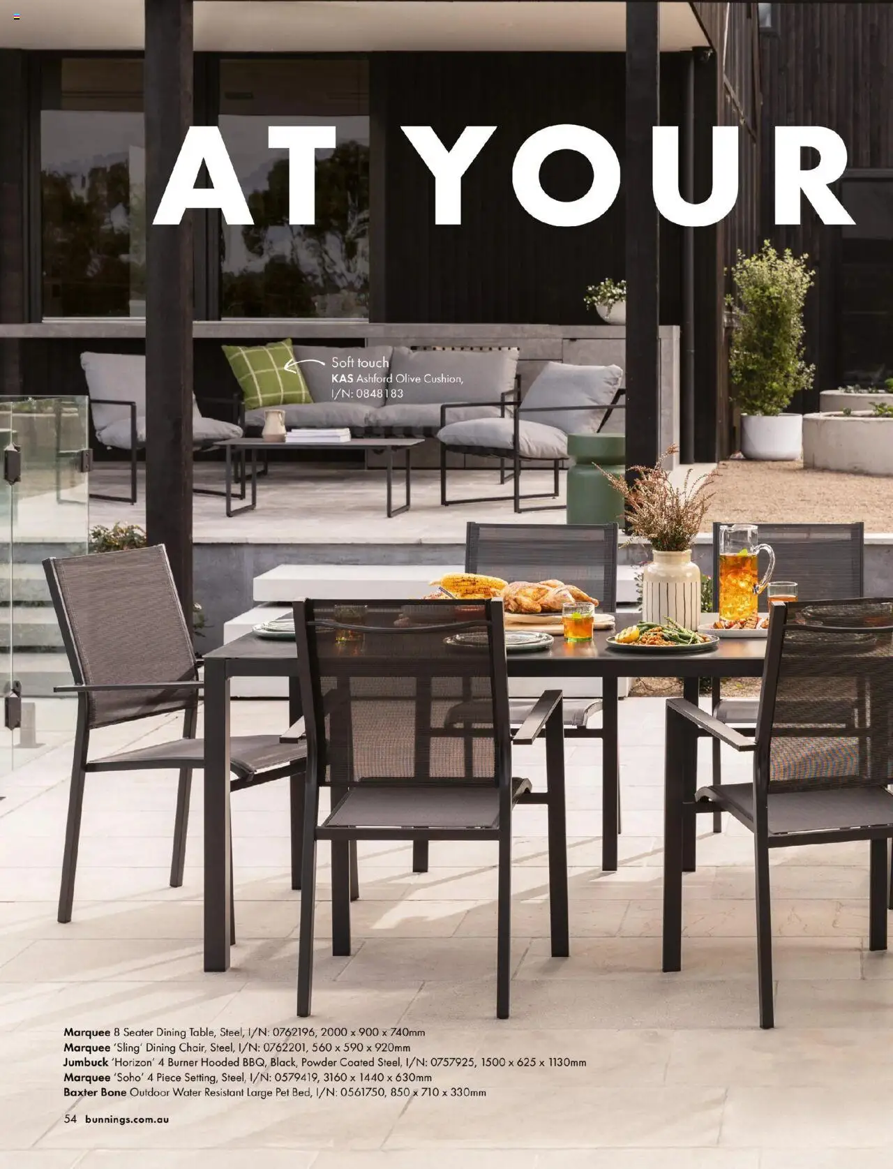 Bunnings Warehouse Outdoor Style Magazine 2025/26 - page 54- valid from 25/08/2025