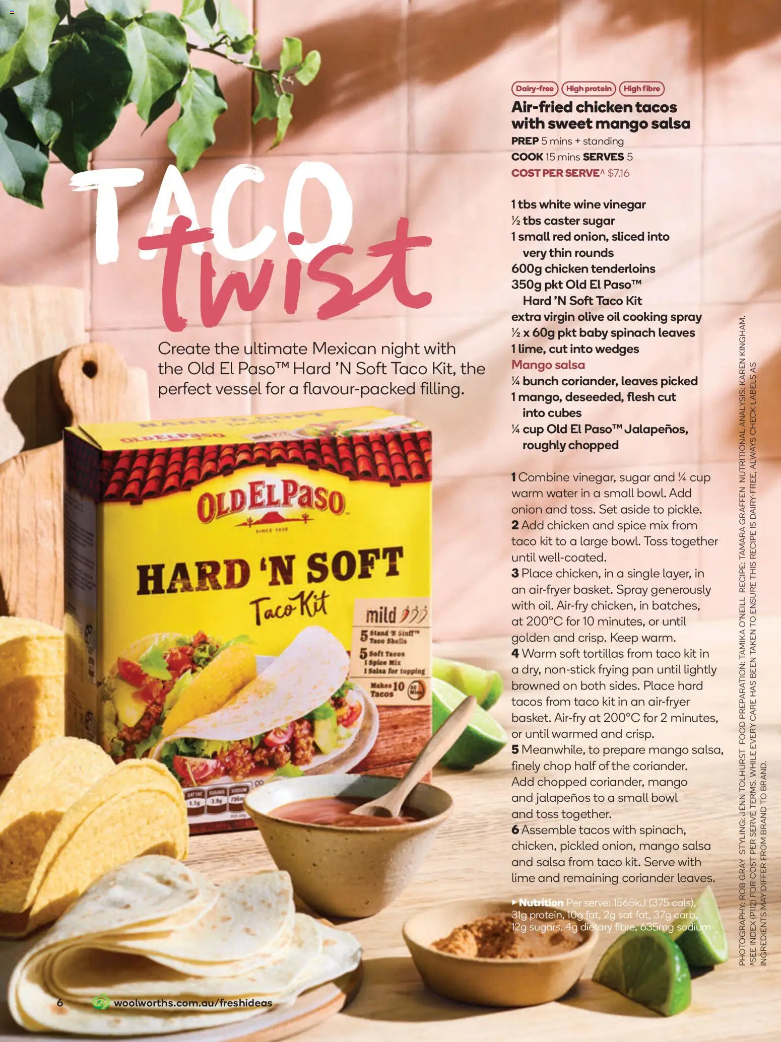 Woolworths Fresh Ideas Magazine - page 6- valid from 01/11/2025