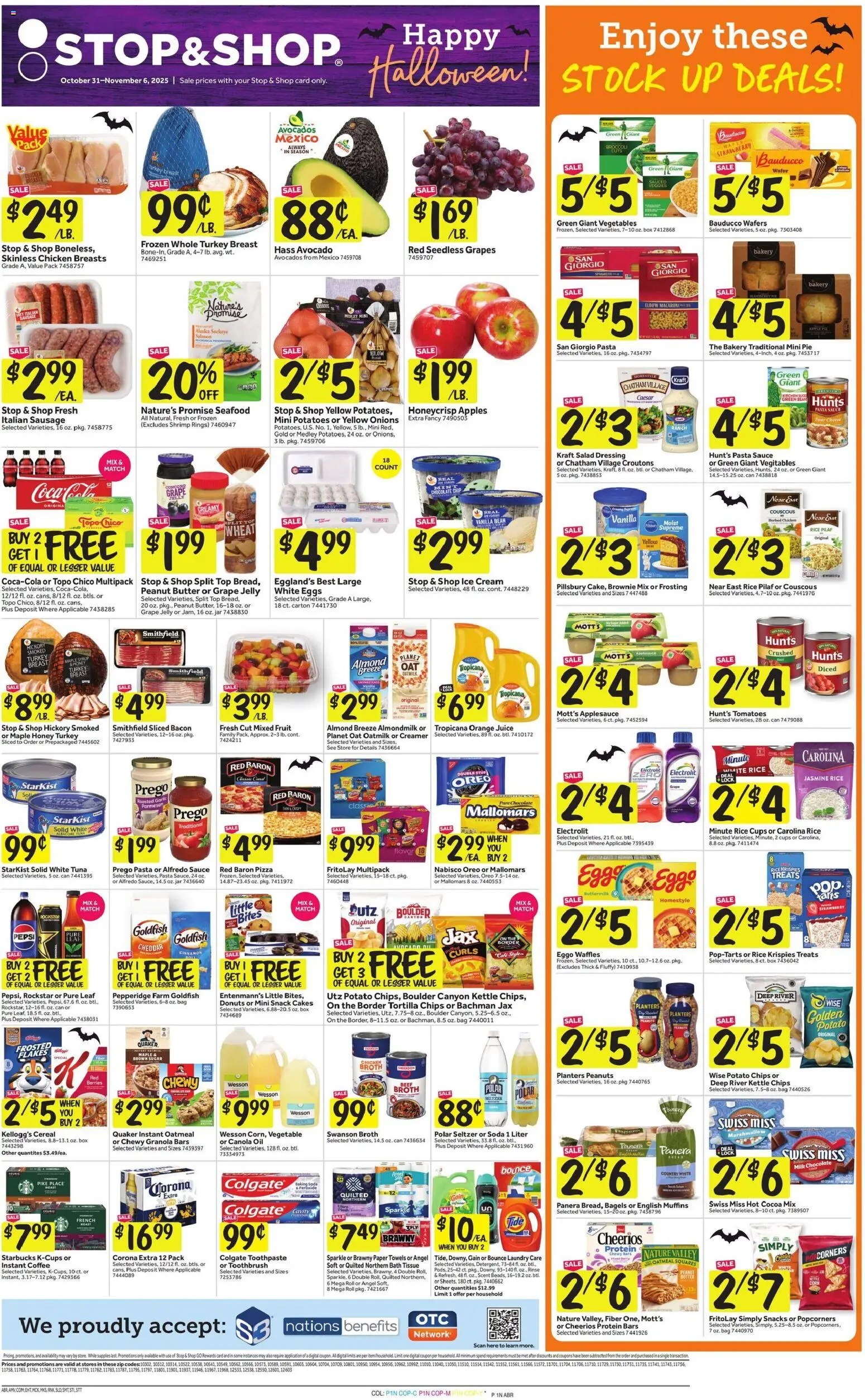Stop & Shop Weekly Circular - NY - page 1- valid from 10/31/2025