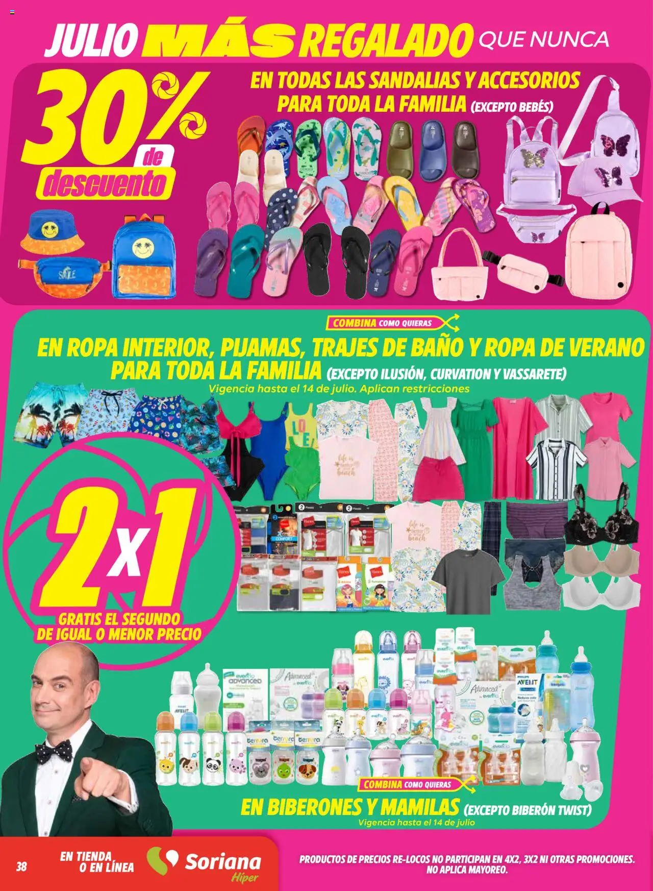 Soriana - Julio Regalado Híper Nacional (Excepto frontera) - página 38- válido desde 11/07/2025