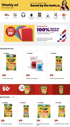 Preview Staples Weekly Ad valid from 08/17/2025