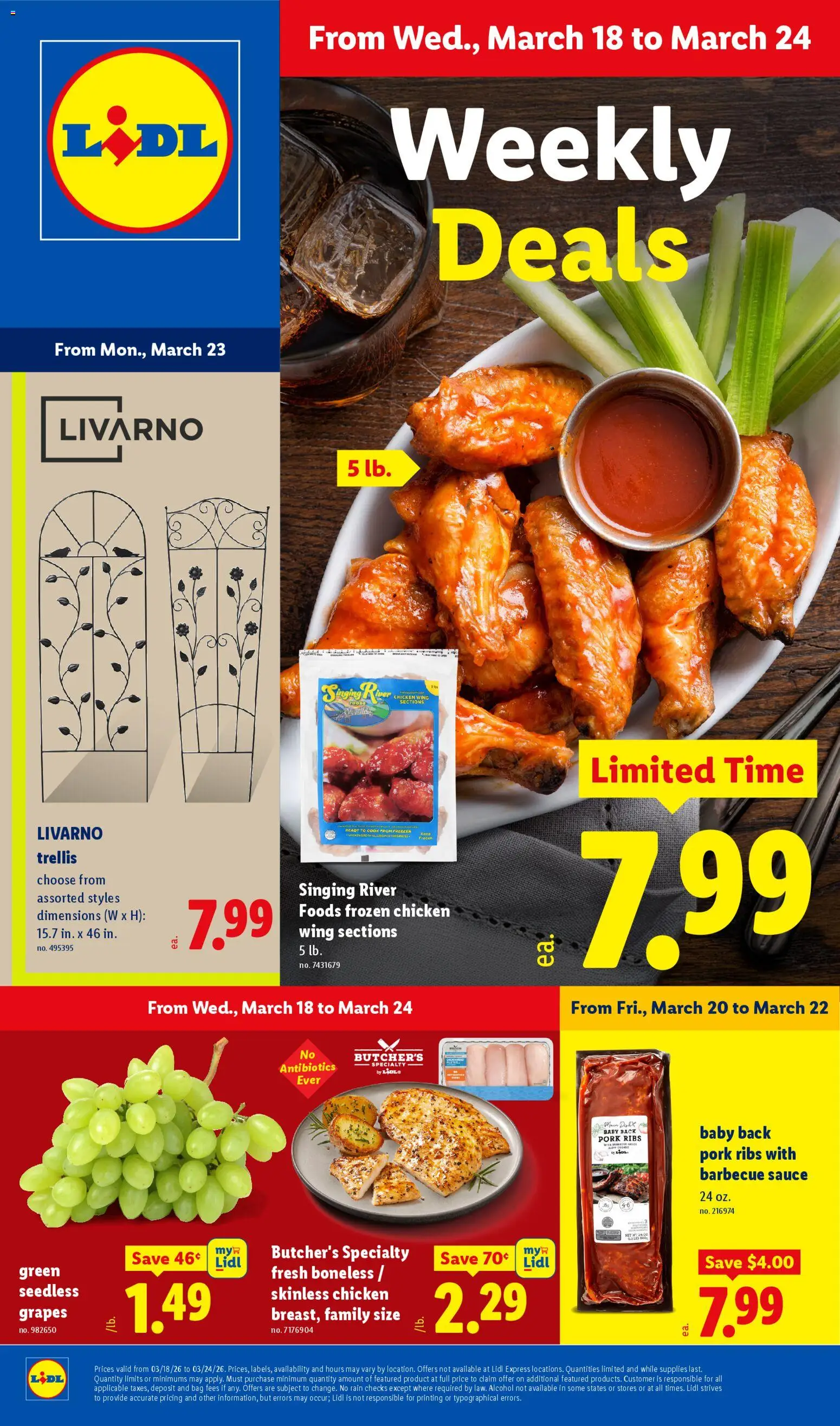 Lidl Weekly Ad - page 1- valid from 03/18/2026