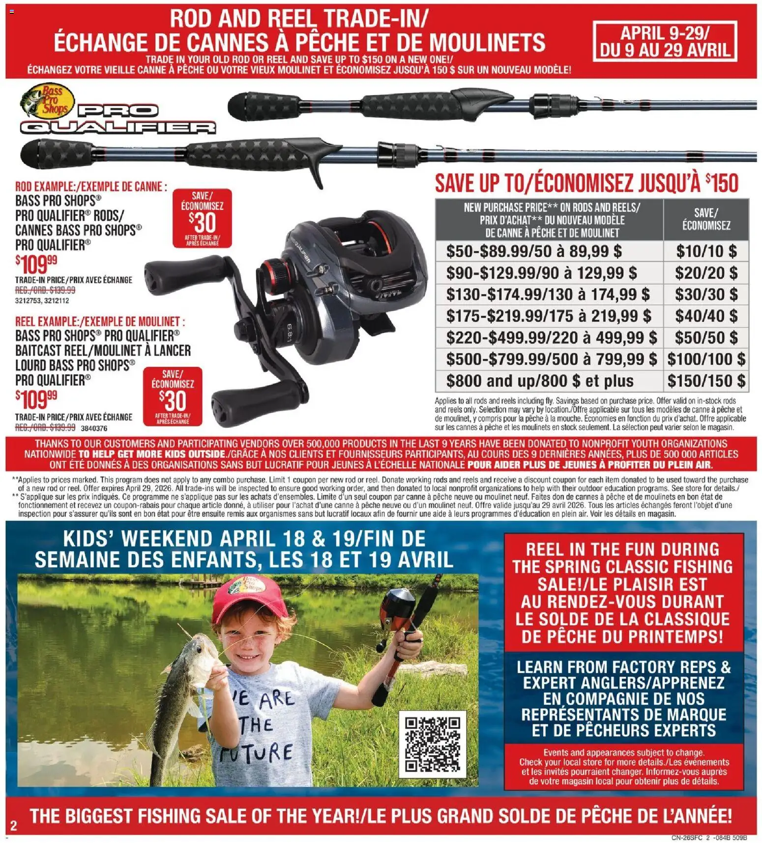 Cabelas weekly flyer / circulaire - page 2- valid from Apr 9, 2026