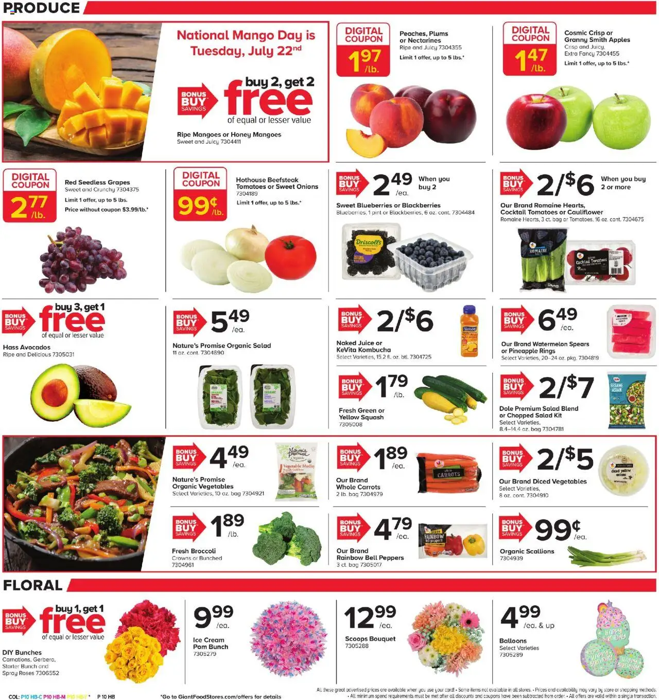 Giant Weekly Ad - page 8- valid from 07/18/2025