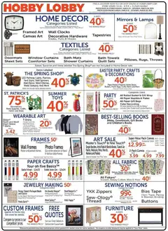 Preview Hobby Lobby Weekly Ad valid from 03/22/2026