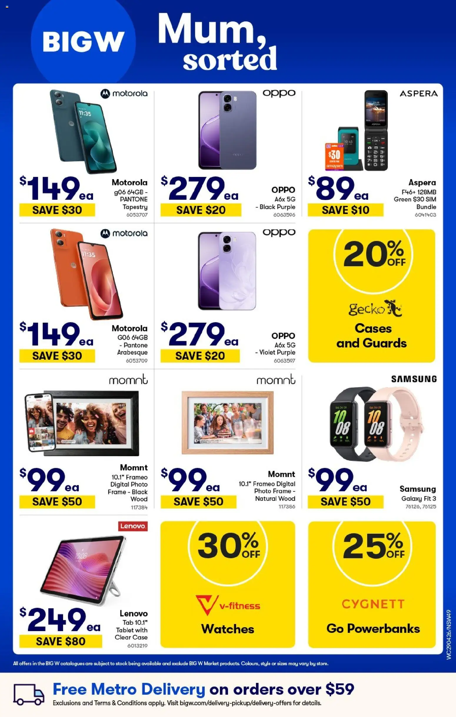 Woolworths catalogue  - page 49- valid from 29/04/2026