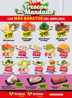Soriana - Frescos del Mandado Mercado: Tamaulipas válido desde 24/02/2026