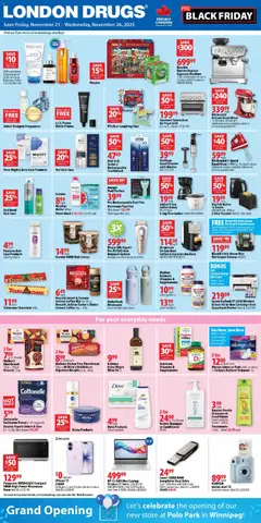 Preview London Drugs - Black Friday  valid from Nov 21, 2025