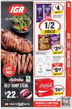 IGA catalogue preview - valid from 23/07/2025