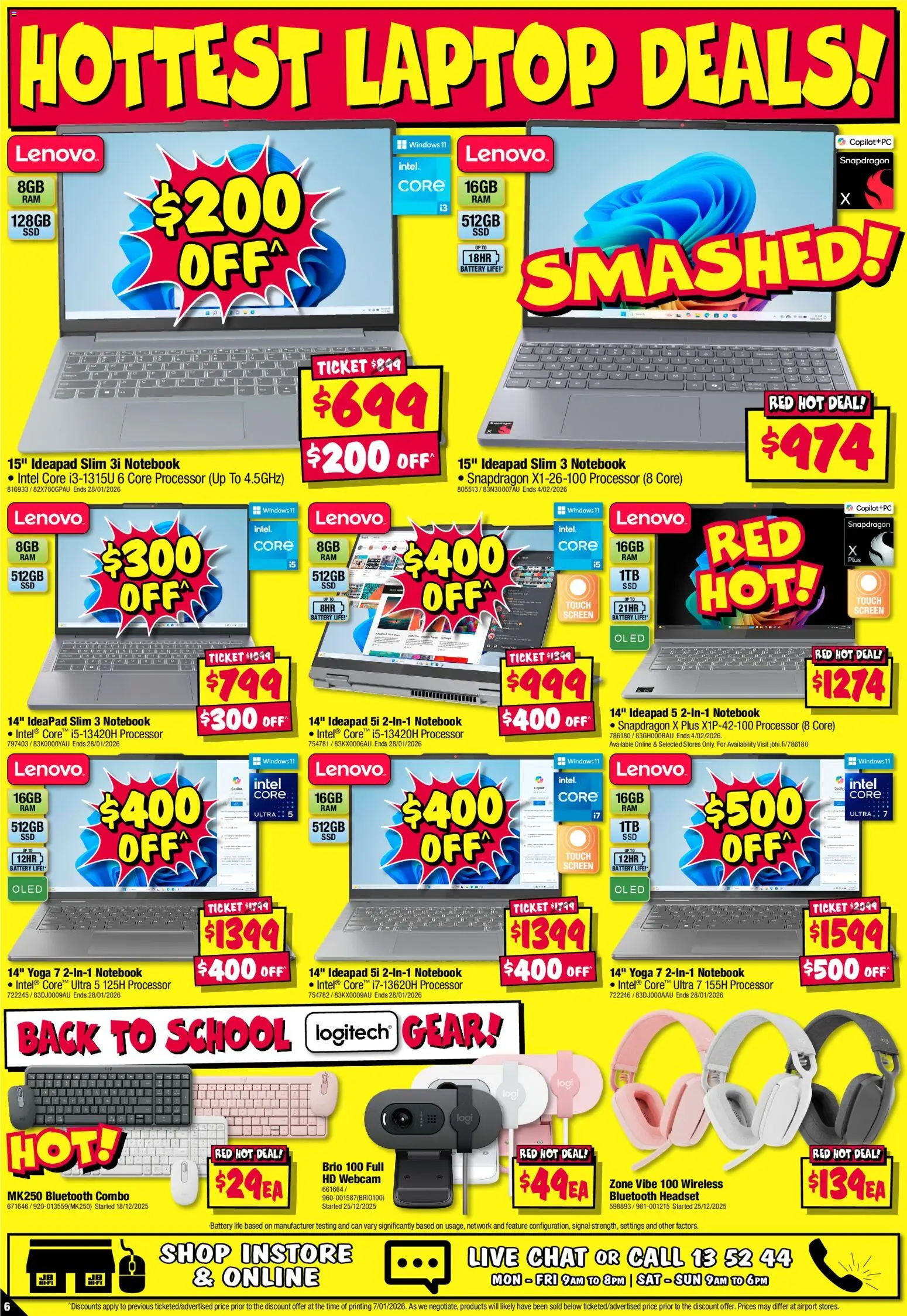 JB Hi-Fi Big Brand Sellout - page 6- valid from 15/01/2026