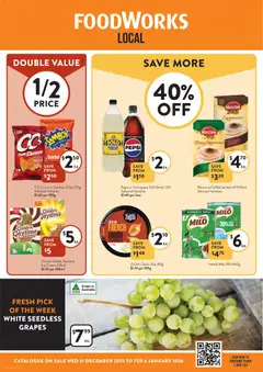 Foodworks catalogue preview - valid from 31/12/2025