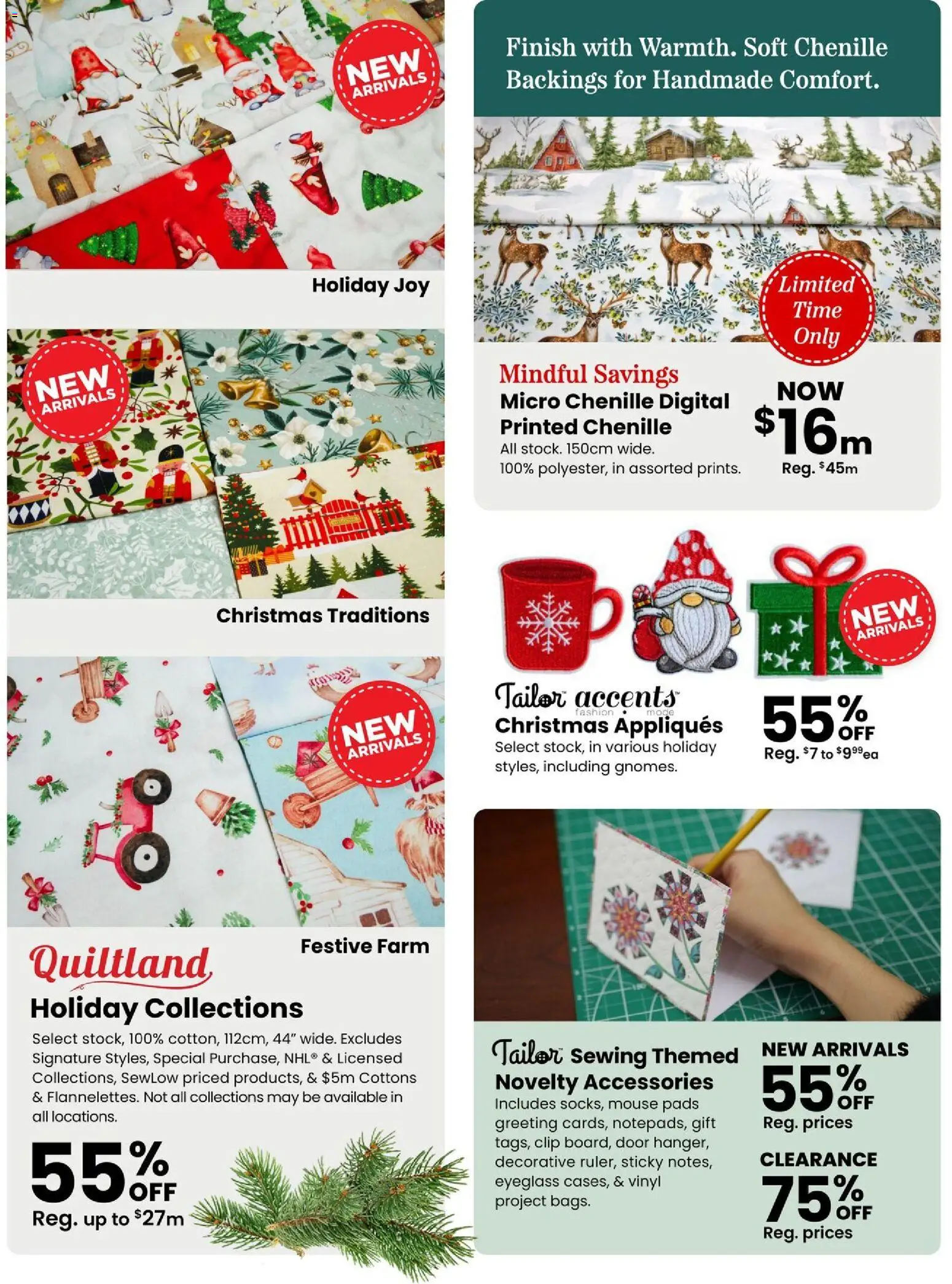 Fabricland flyer / circulaire - page 6- valid from Nov 1, 2025